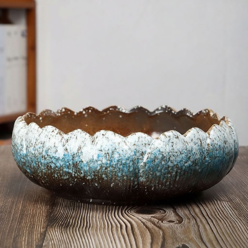 Large Mouth Ceramic Succulent  - Bonsai Garden Art review and price