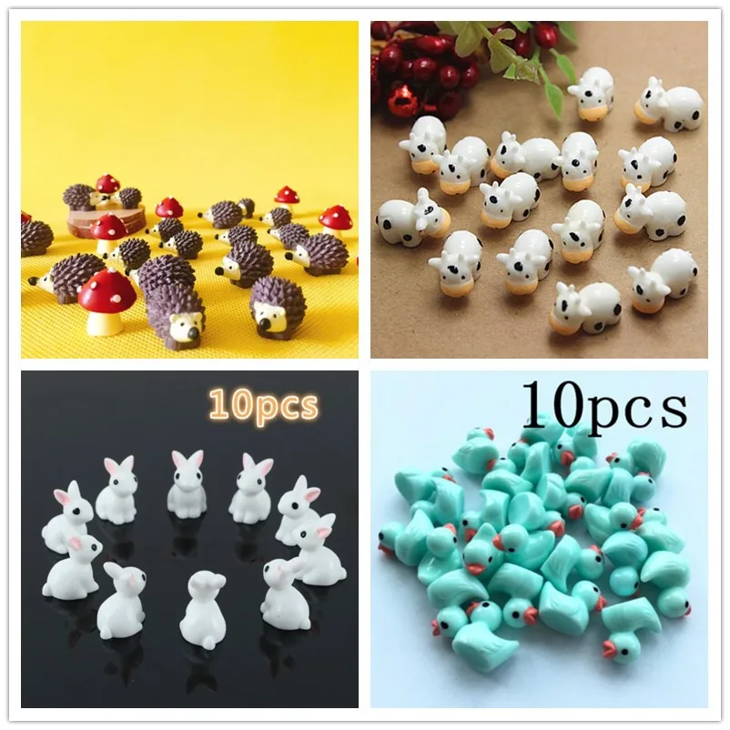10Pcs/Hedgehog and Cows/Cute A - Bonsai Garden Art review and price
