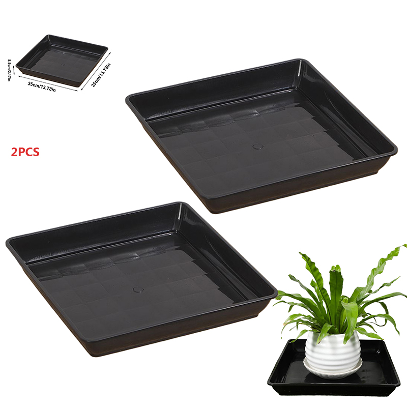 2 Pcs Flower Pot Base Thickene - Drip Tray Saucer review and price