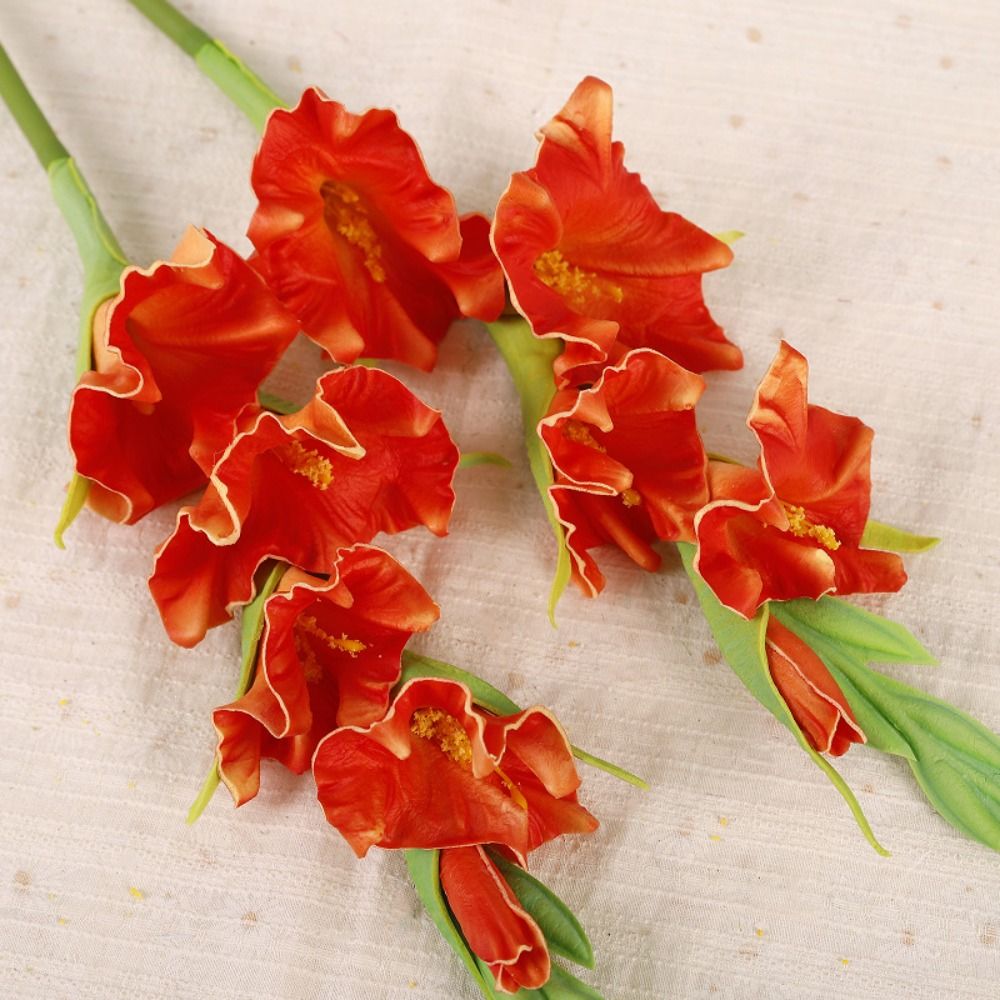 PU Artificial Gladiolus Branch - Bonsai Garden Art review and price
